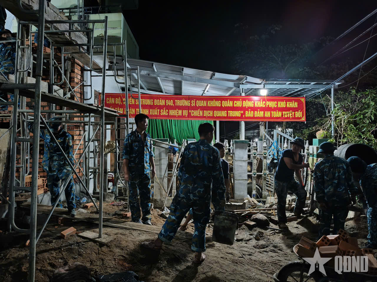 Dấu ấn bộ đội Trung đoàn 940 với nhân dân vùng lũ